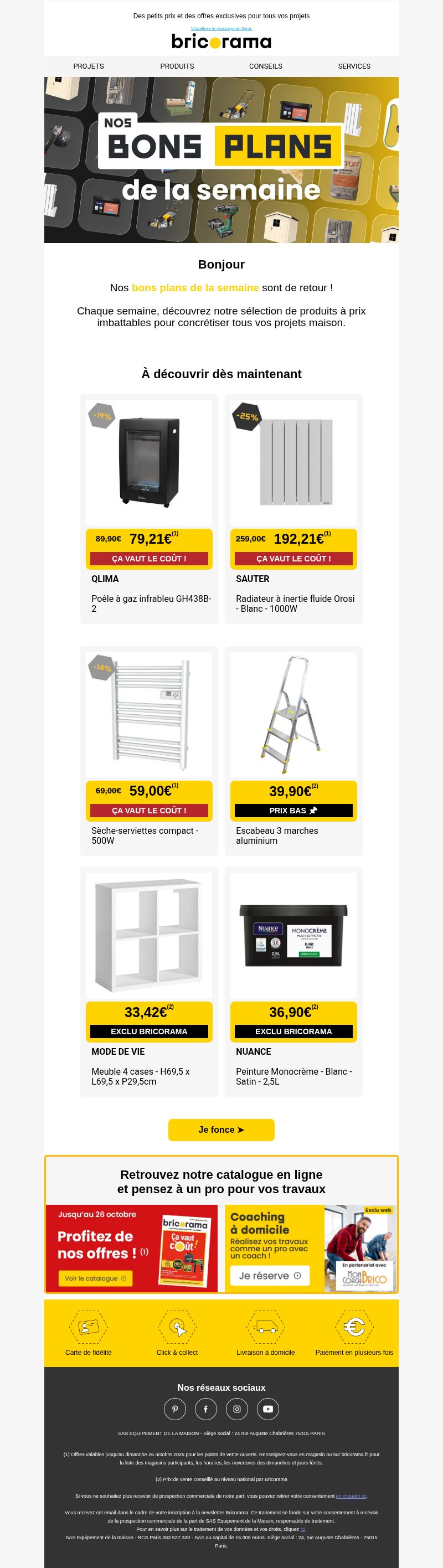 Dernières promo Bricorama