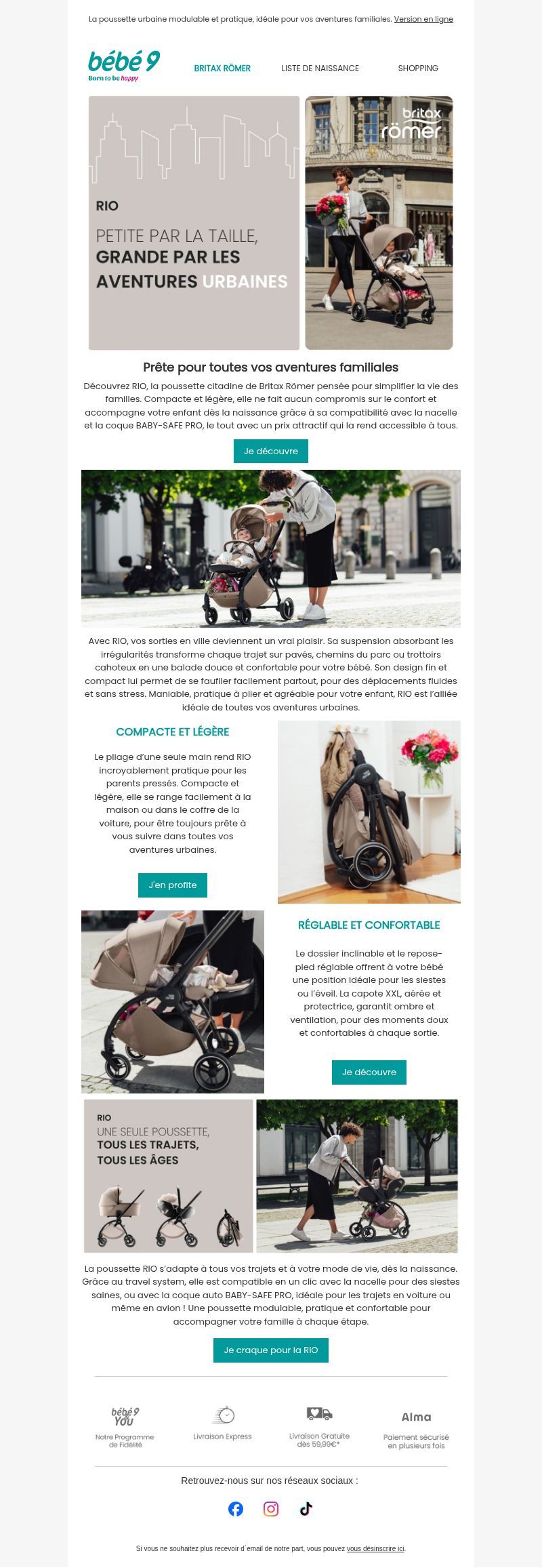 Dernières promo Bébé9