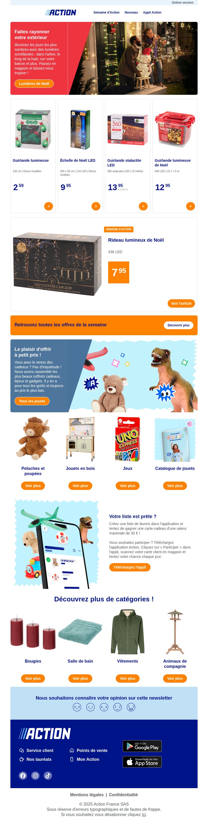 Dernières promo Action