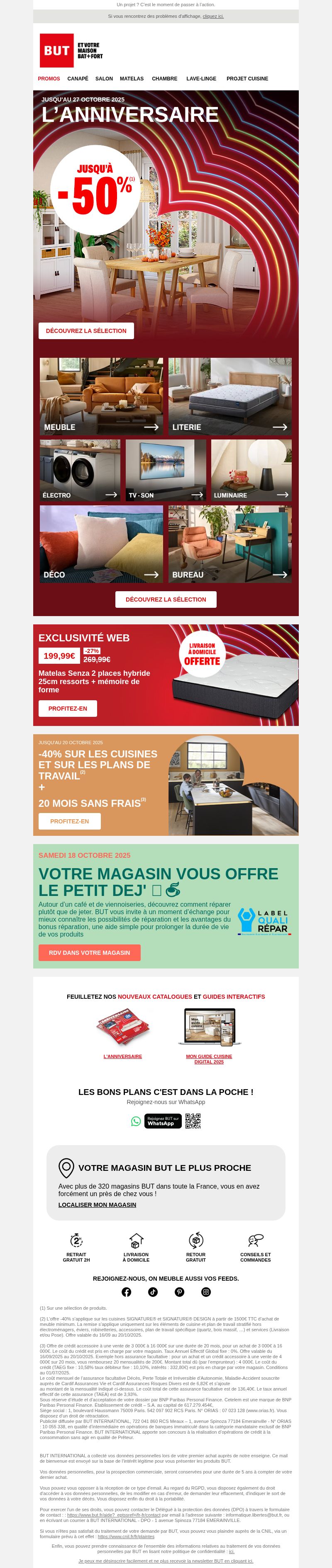 Dernières promo BUT