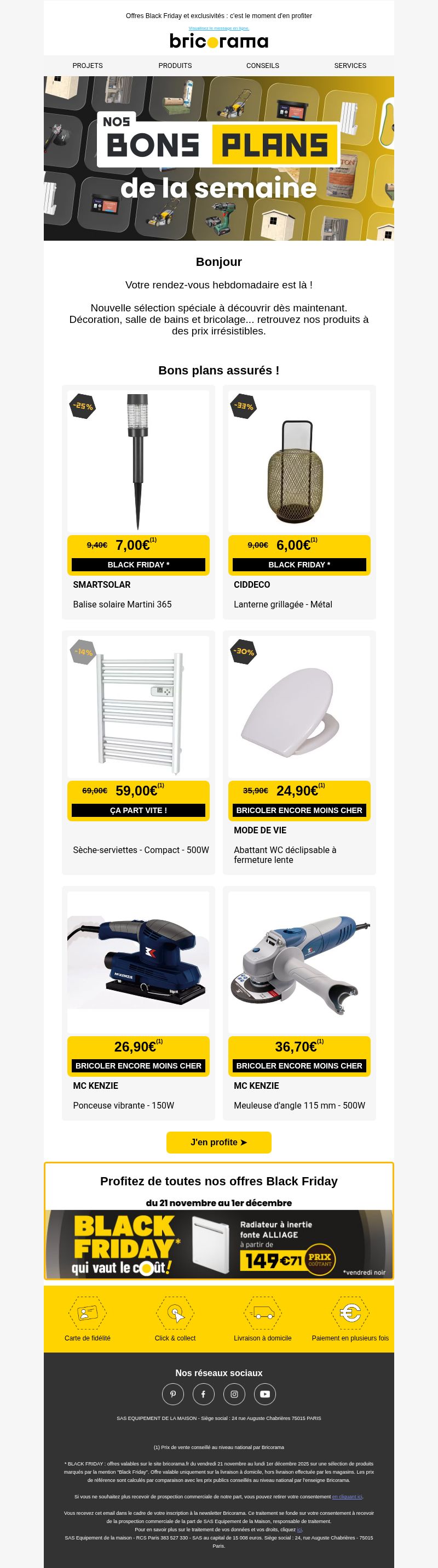 Dernières promo Bricorama