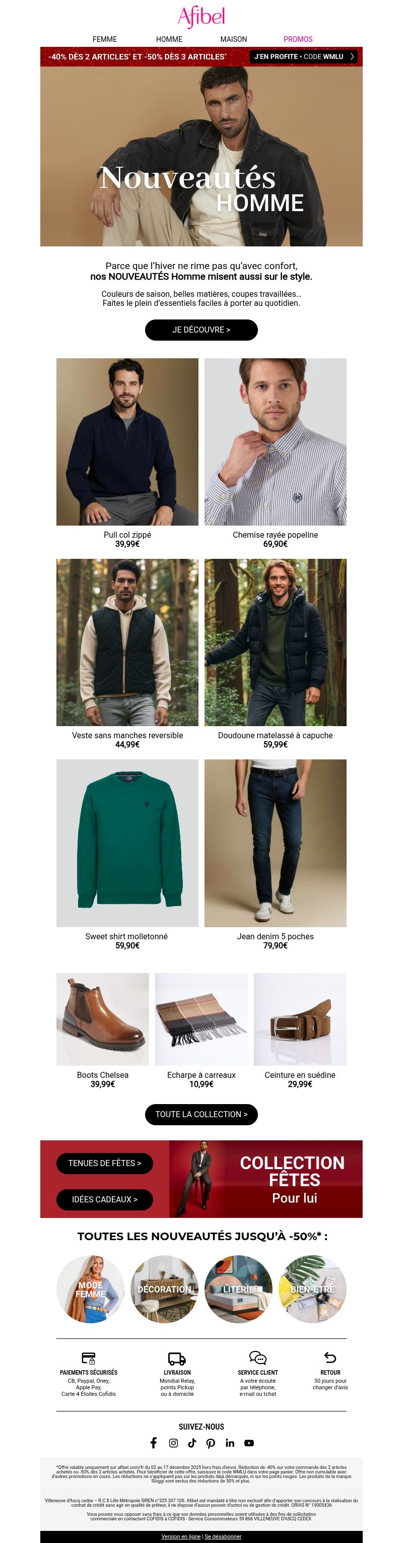 Dernières promo Afibel