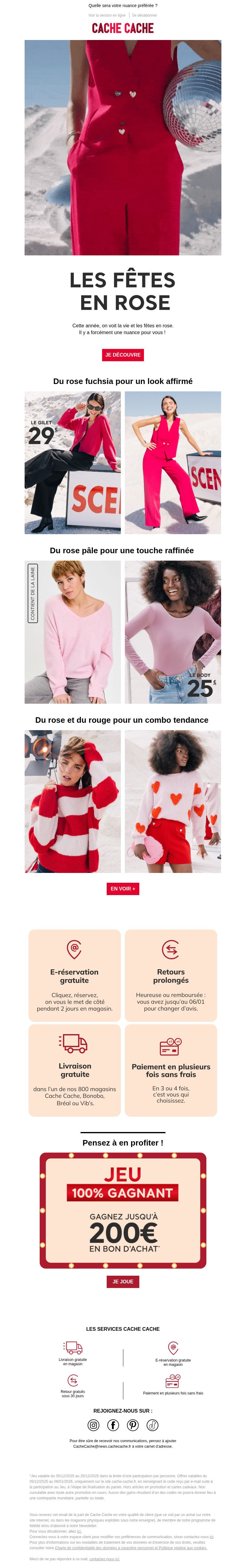 Dernières promo Cache Cache