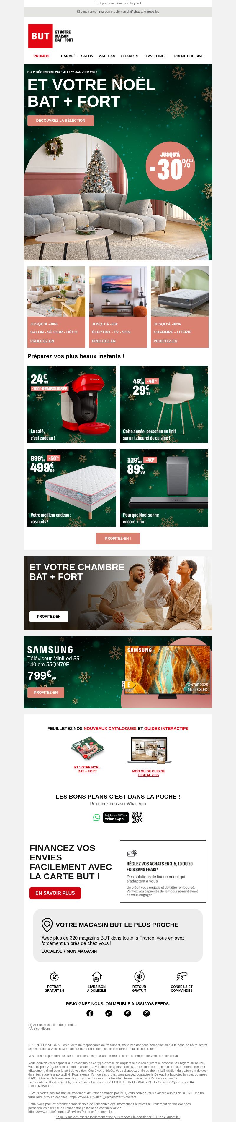 Dernières promo BUT