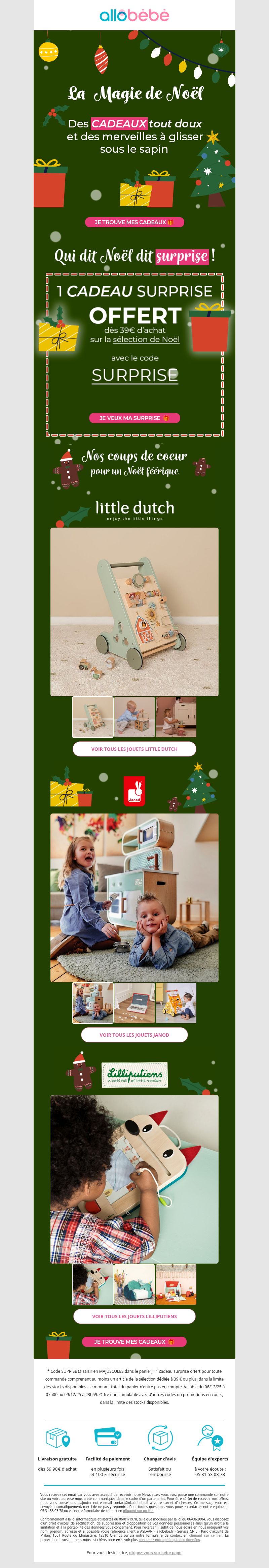 Dernières promo Allobébé