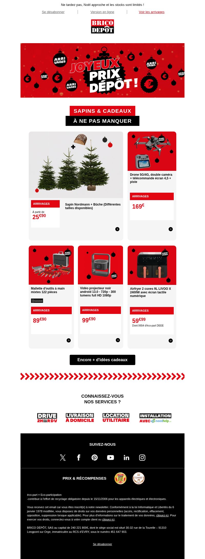 Dernières promo Brico Dépôt