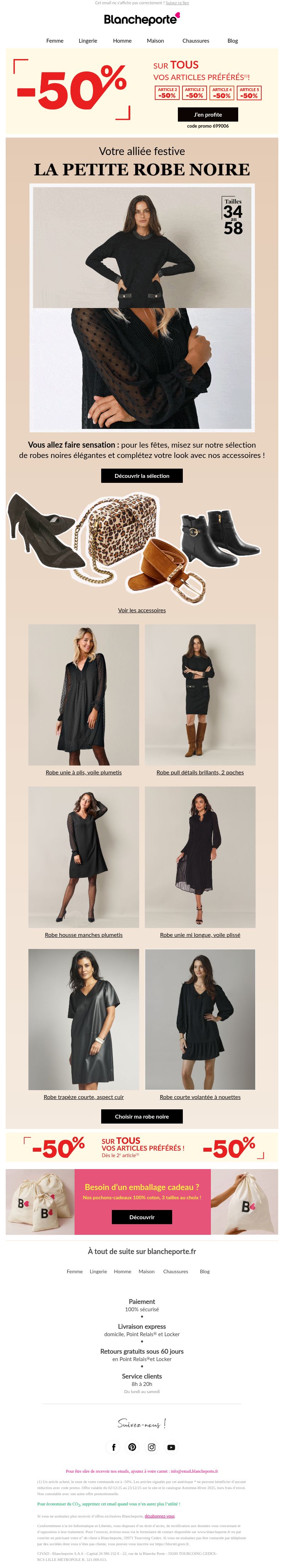 Dernières promo Blancheporte