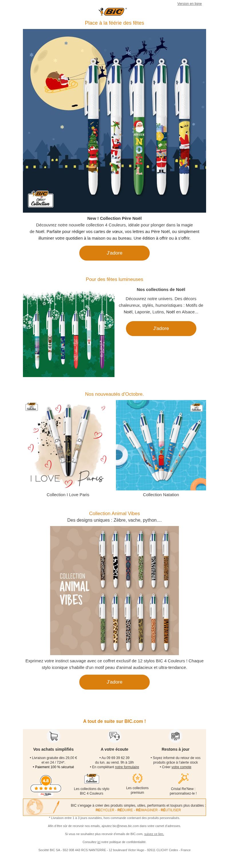 Dernières promo BIC