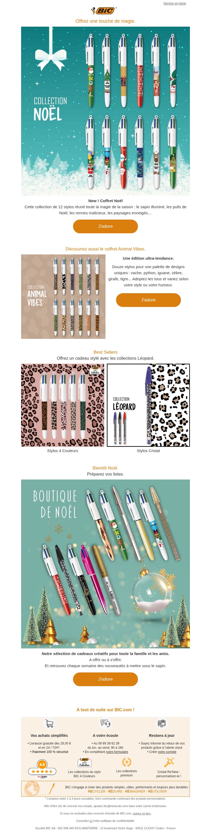 Dernières promo BIC