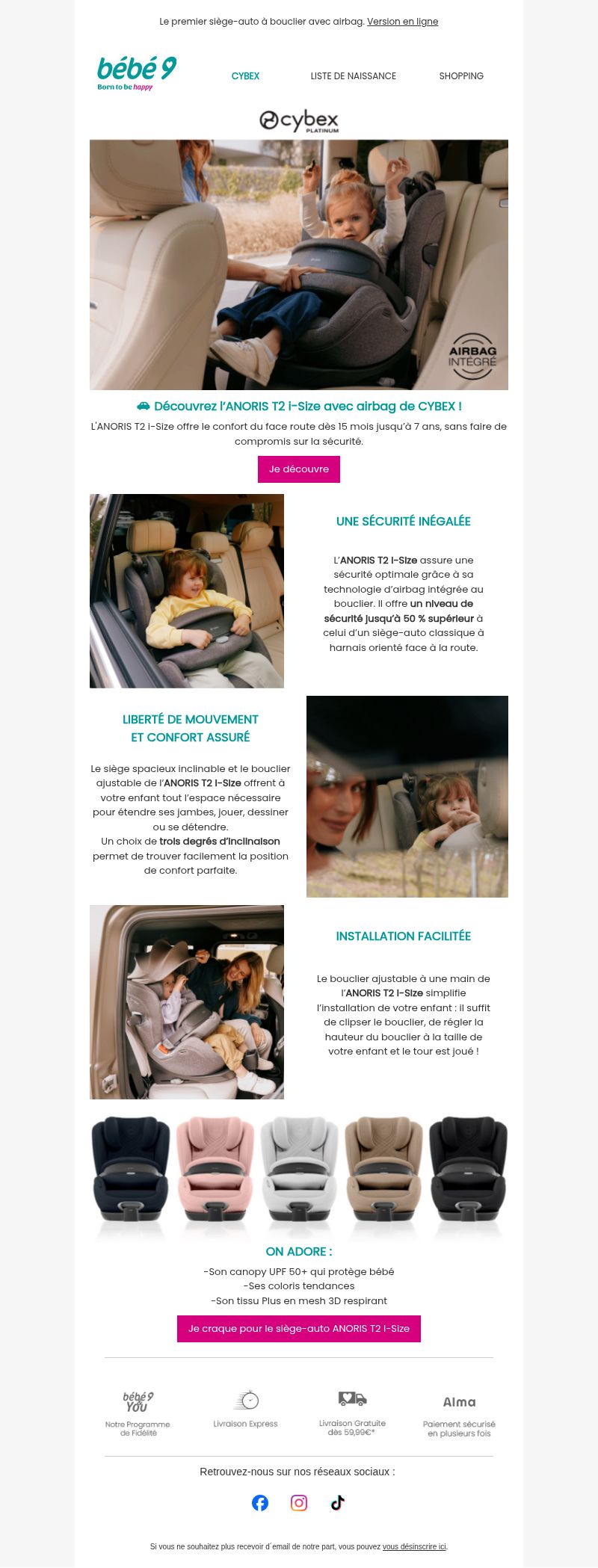 Dernières promo Bébé9