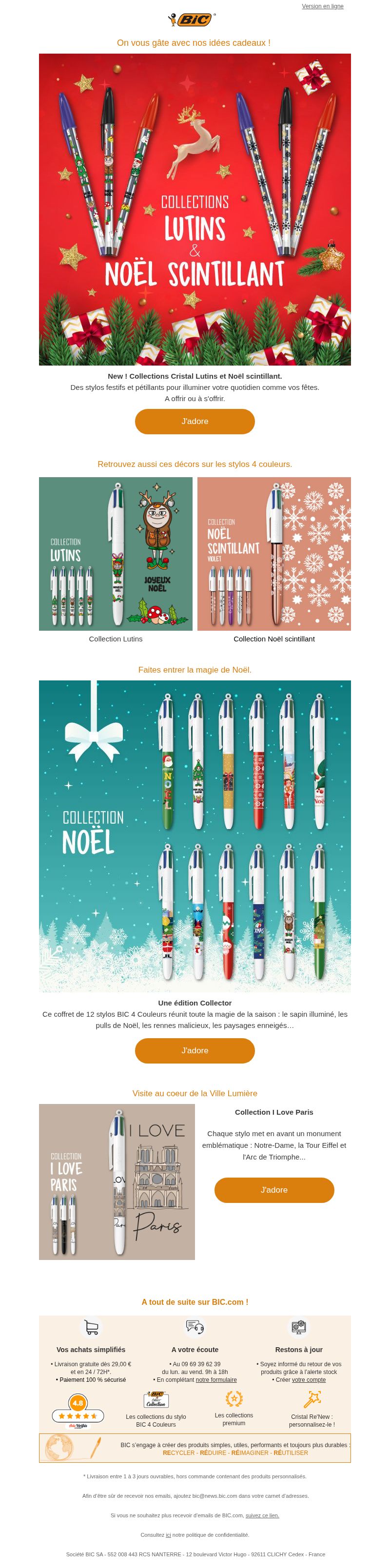 Dernières promo BIC